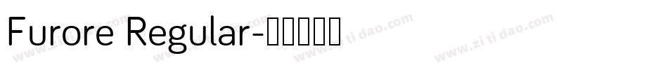 Furore Regular字体转换